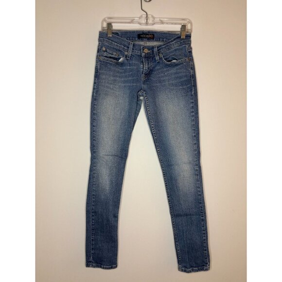 LEVI'S JEANS Genuinely Crafted Juniors 7M Denim 5 Pocket Red Tag Stretch - Picture 1 of 10